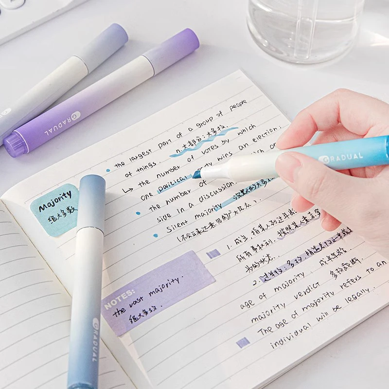 4 шт./коробка, градиентный маркер