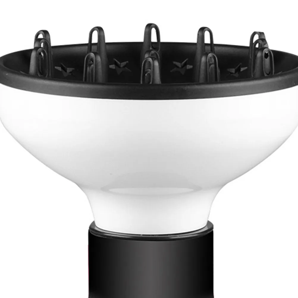 

Hair Dryer Diffuser Universal White Professional Heat Resistant Nozzle Salon Styling Hair Curl Blow Dryer Accessories for Home