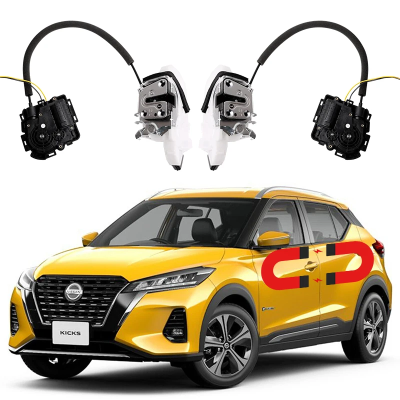 For Nissan Kicks Electric suction door refitted automatic locks Car accessories Intelligence Soft Close accessory tools