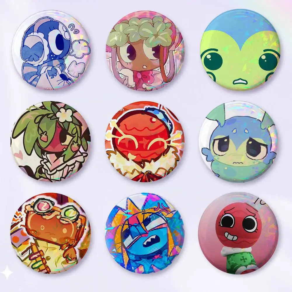 A-D-Dandys-S W-World-ES Anime Round Badges, Brooches, Clothing Accessories, Birthday Gifts, Anime Conventions