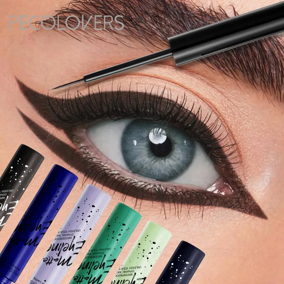 Ultra-Fine Mult-colors Waterproof Long-Lasting Liquid Eyeliner,Waterproof & Smudge-Proof, Fast-Dry