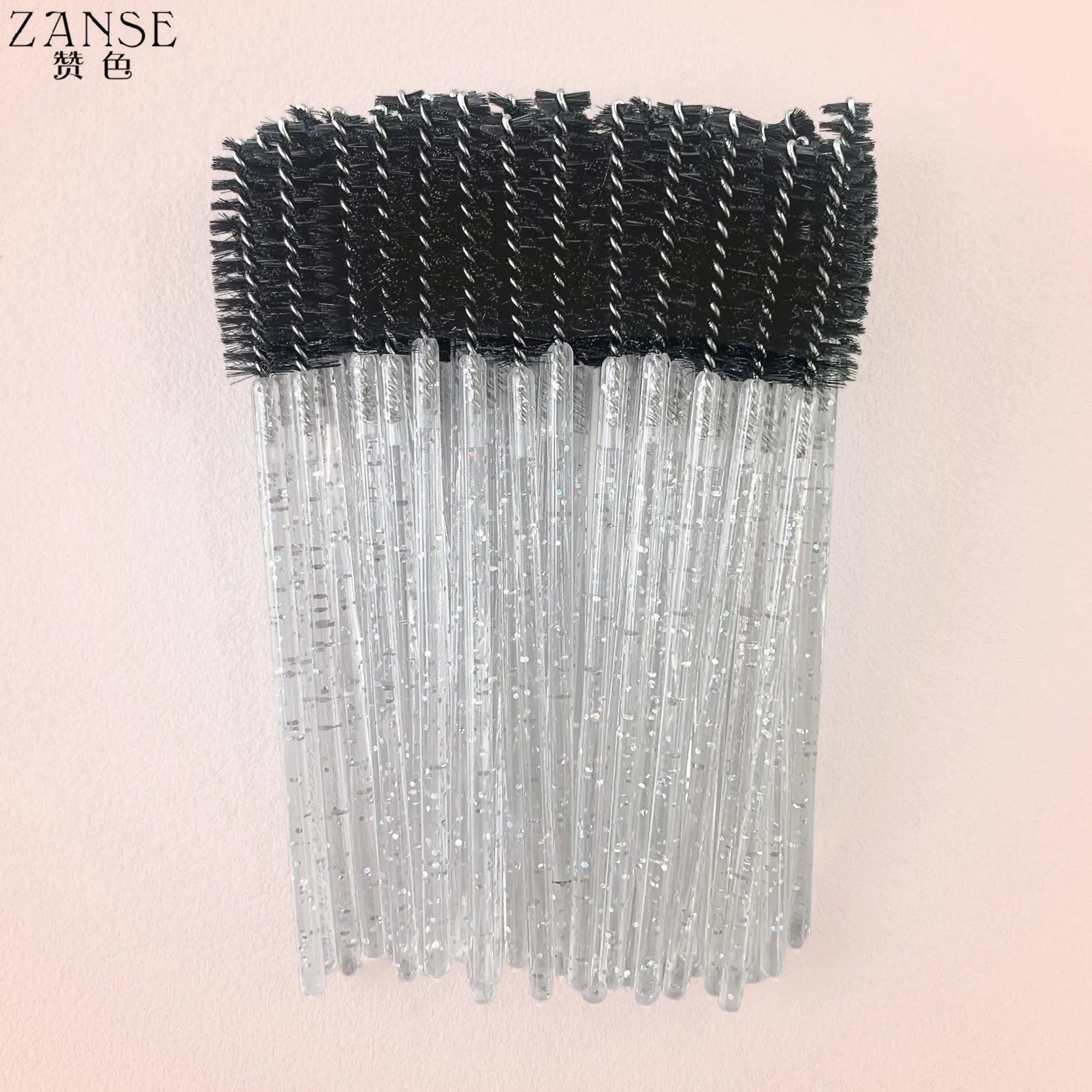 Disposable Eyelashes Brushes Crystal Eyebrow Applicator Mascara Wands Lash Extension Supplies Wholesale Lashes Accessories