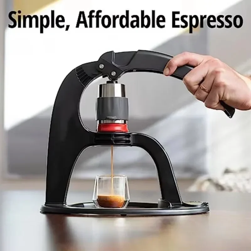 Direct Lever Manual Espresso Maker for Home with Two  Coffee