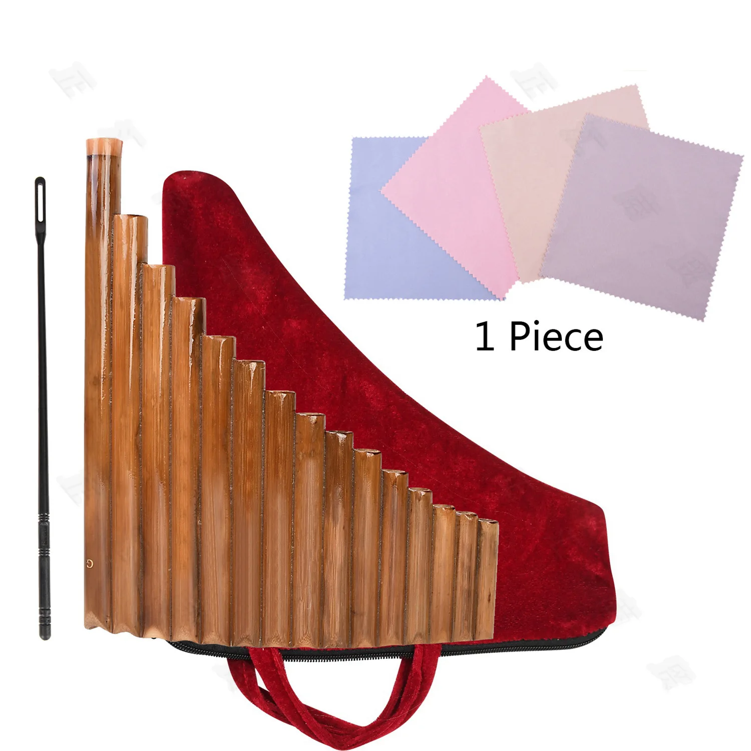 Muspor 15-tube G-tone Bamboo Pan Flute (Left/Right Hand)