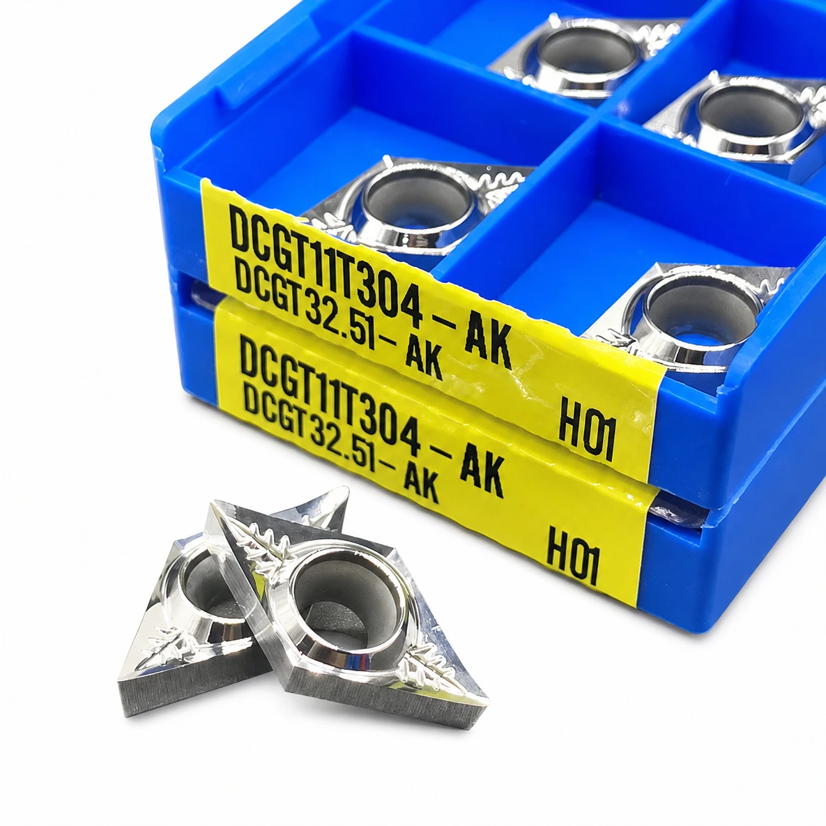 DCGT11T302 DCGT11T304 DCGT11T308 DCGT070204 AK H01 Carbide Inserts Aluminum Turning CNC Lathe Milling Cutter Tool Parts