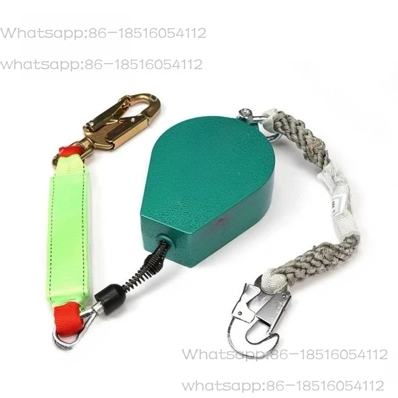 

Устройство для защиты от падения на большой высоте Самоблокирующийся стальной трос Спускатель Строительный лифт Башенное оборудование