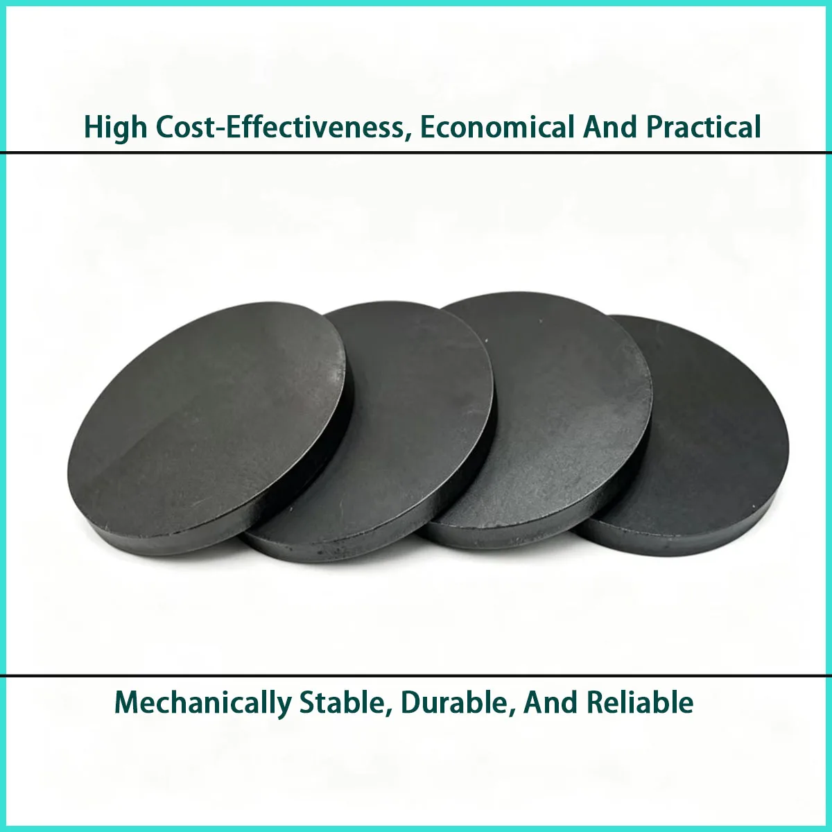 Circular carbon steel iron plate with a diameter of 50-300mm is used for equipment bases