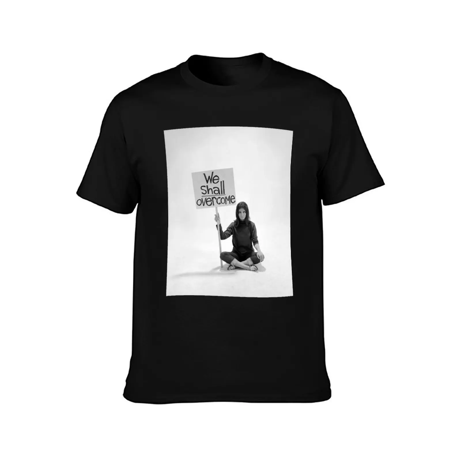 Gloria Steinem We Shall Overcome T-Shirt Summer Casual Cotton Tee Oversized Streetwear Tops Vintage Graphic Print