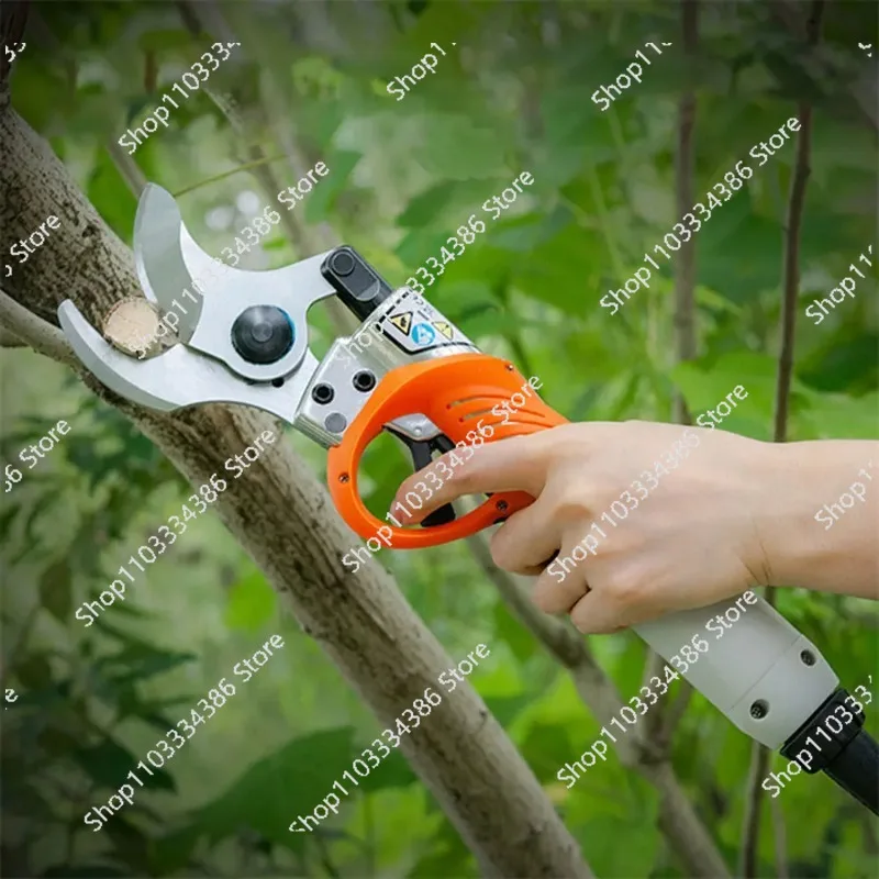 450W Electric Rechargeable Scissors Pruning Shears Tree Garden Tool Branches Pruning Tool  Lithium Battery