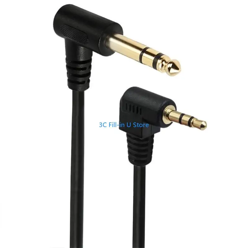 G8TA от 1/8 до 1/4 стерео кабеля 3,5 мм TRS до 6,35 мм аудиокабельной гитары для мужского шнура