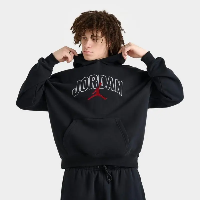 Jordan | Sudadera con capucha de gran tamaño de forro polar Jordan Brooklyn para hombre