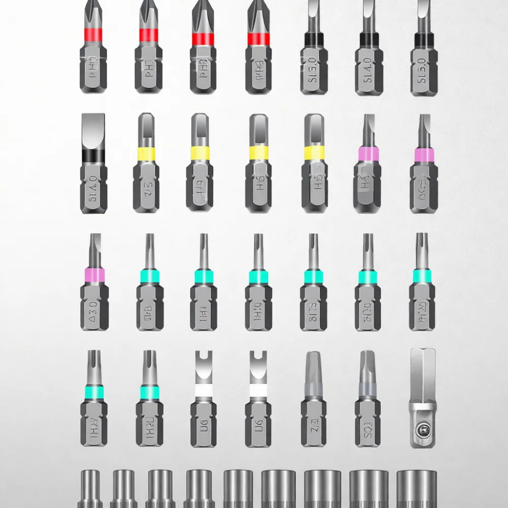 Premium Screwdriver Set Ratchet Handle Magnetic Bits Multifunction Repair Tool Kit For Home Daily Usage Hardware Set