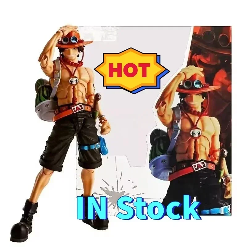 

SHF Portgas D Ace Action Figure Anime One Piece Fire Fist Ace Figures PVC Movable Collection 17cm Desktop Ornaments Model Toys