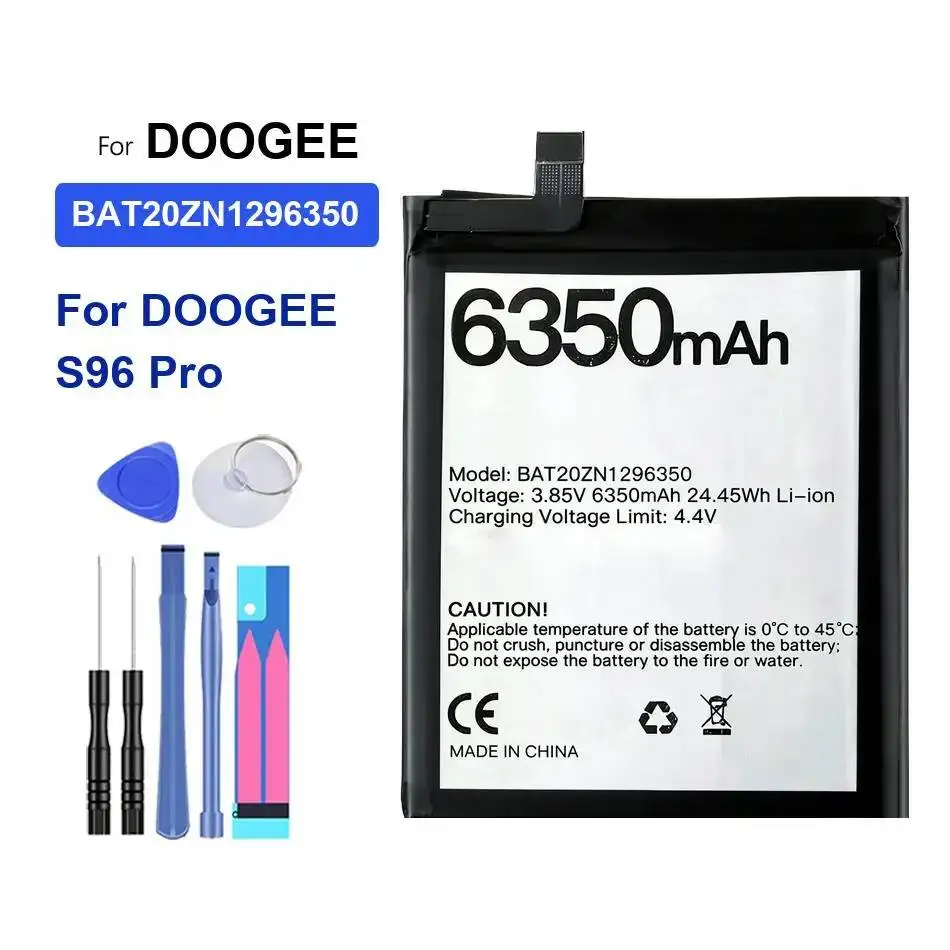 

BAT20ZN1296350 6350Mah For Doogee S96 Pro Mobile Phone Battery Reliable Power