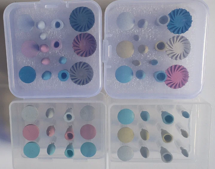 12 teile/schachtel Zahnmedizin Ausrüstung Verbund Gummi Polierer Kit