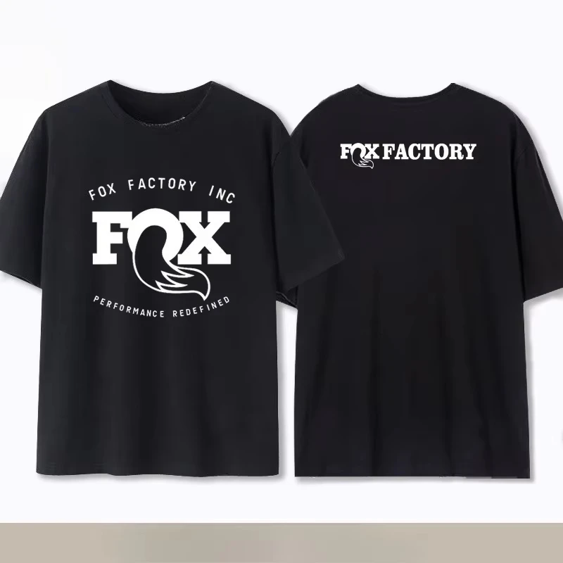 Summer Fox Racing Cross-country Mountain Bike Commemorative T-shirt High Quality Fashion Men and Women Short Sleeve T-shirt Top
