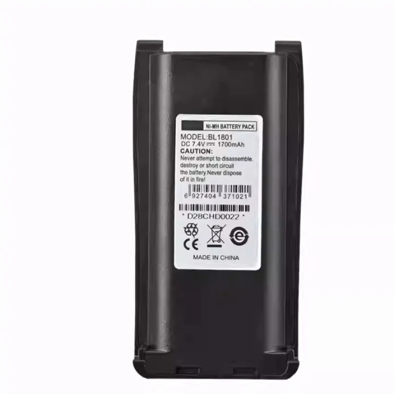 BL1801 7.4V 1700mAh Rechargeable NI-MH Battery for Hytera TC-700 TC-700V TC-710 TC-720 TC-780 High Quality Walkie-talkie Battery
