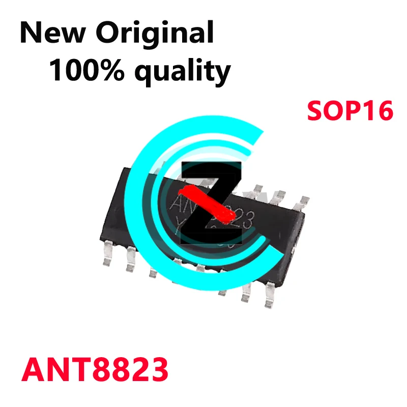 (5-10piece)New Original ANT8823 SOP16 AB/D Class 3.7V built-in synchronous boost dual-mode stereo audio amplifier chip In Stock