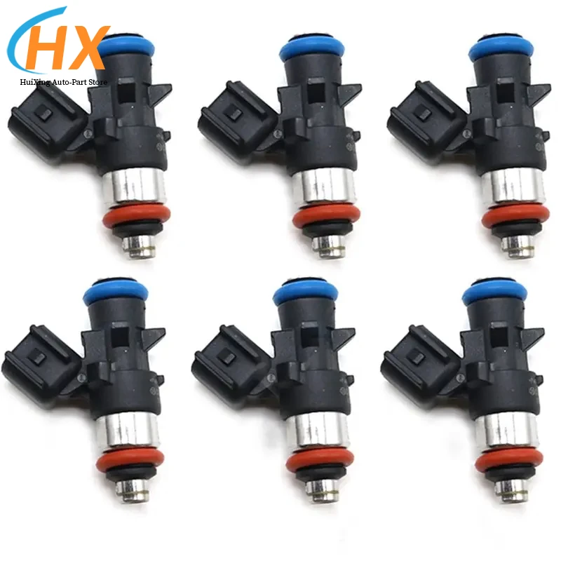 6PCS 0280158233 5184085AC FJ1147 Fuel Injectors For Jeep Grand Cherokee for Dodge Avenger Journey Durango 3.6L For Chrysler