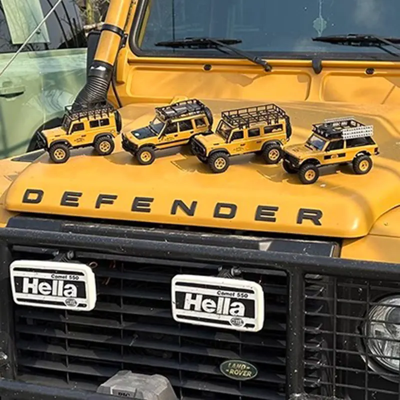 Fms Fcx24m Camel Trophy schaal 1:24 gesimuleerde Defender 90/110 eerste generatie Range Rover en Discovery Crawler speelgoedcadeau