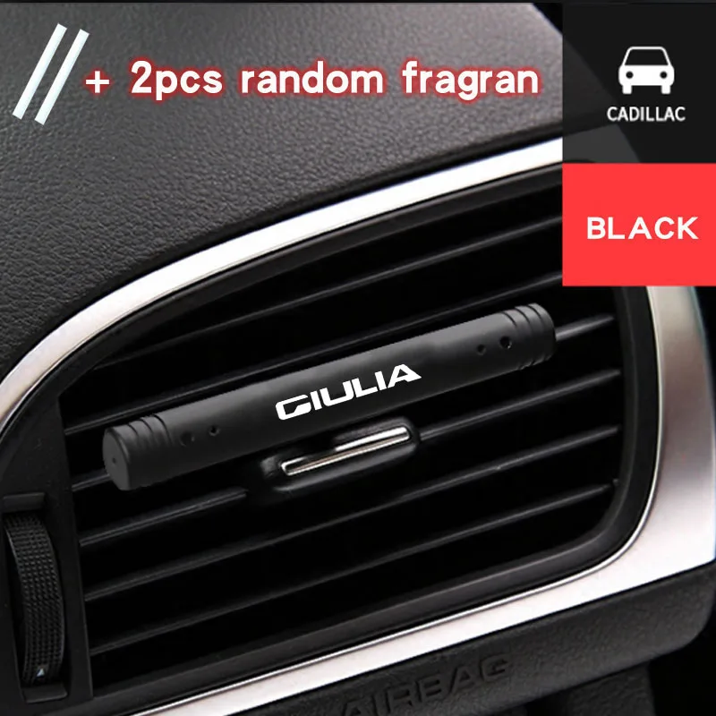 Car Air Vent Perfume Car Air Freshener Flavoring Smell Aroma Car Perfumes For Alfa Romeo Giulia Accessories