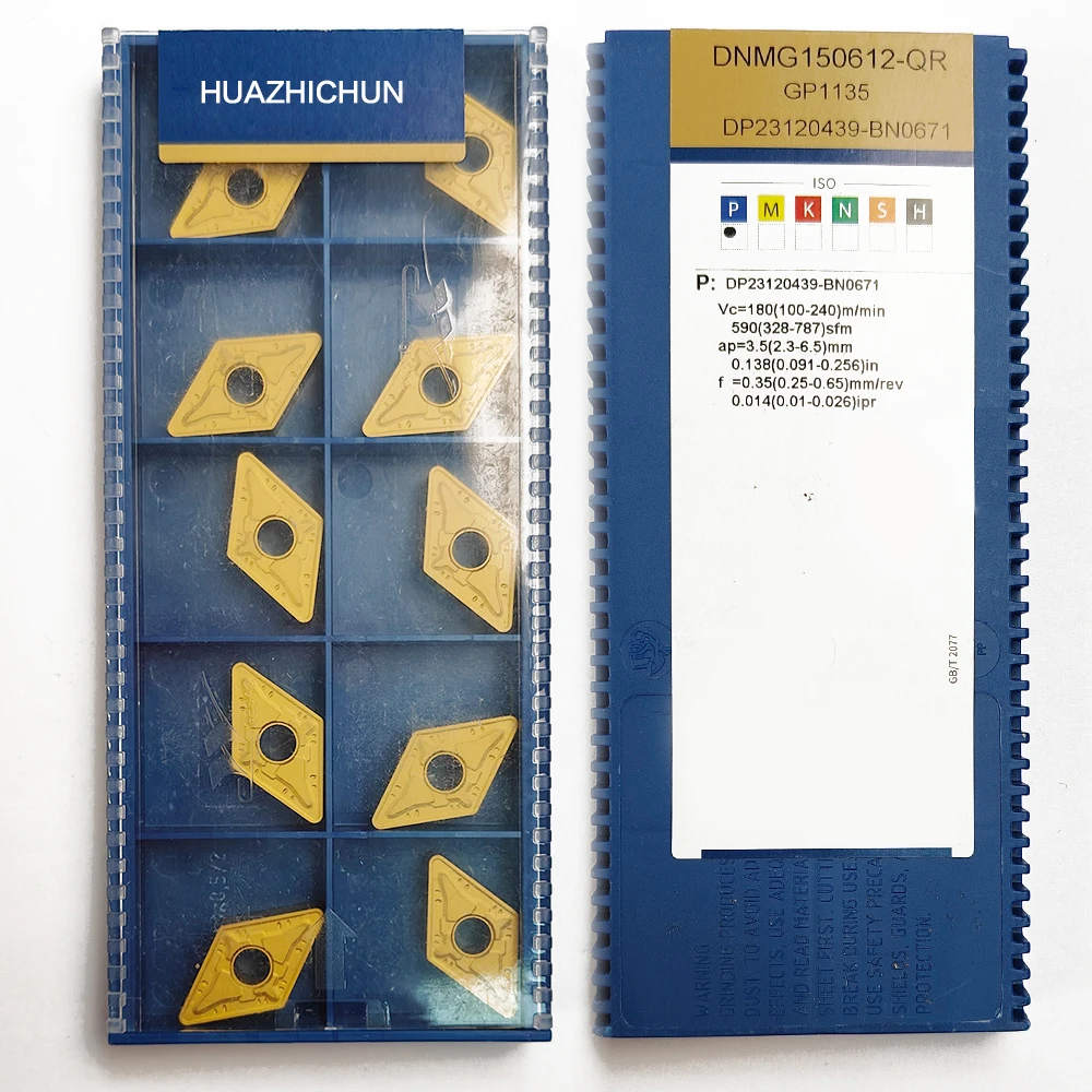 HUAZHICHUN DNMG150612-QRGP1135 carbide inserts cutters blade