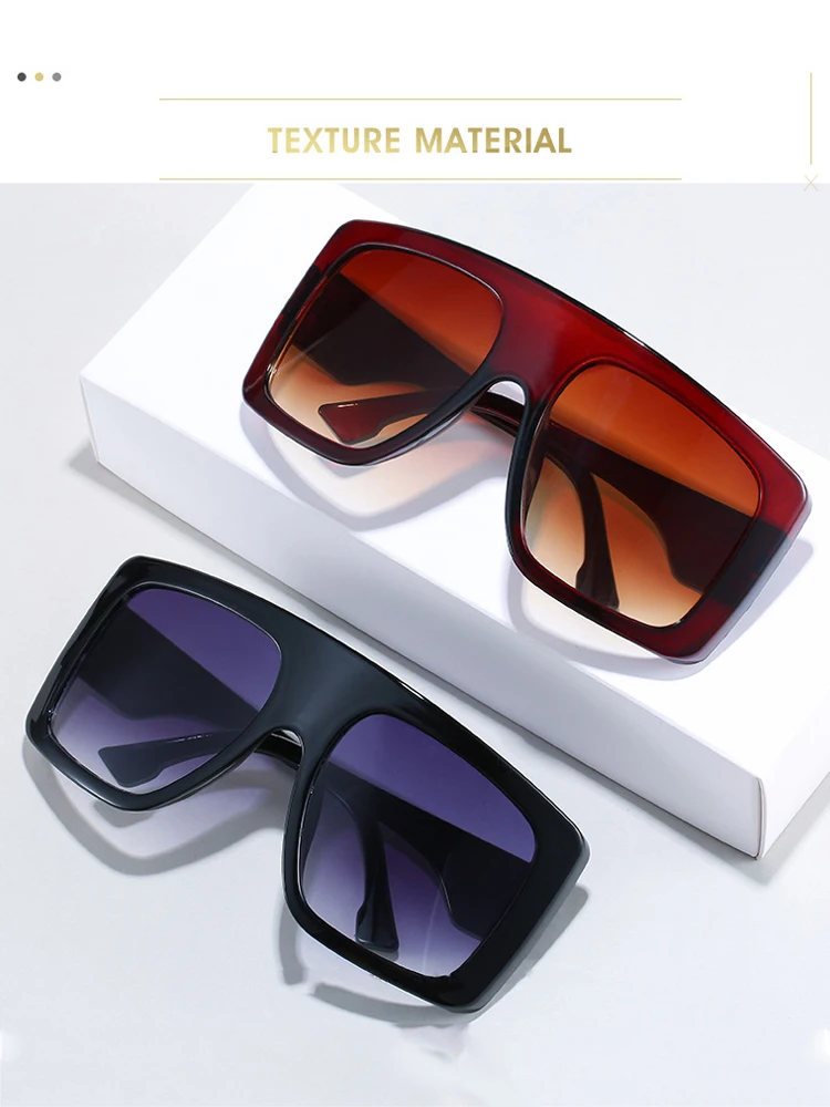 AliExpress DOHOHDO Oversized Punk Square Sunglasses For Women Men Fashion Trendy Luxury Brand Designer Y2K Outdoors Sports Cycling Eyeglass UV400