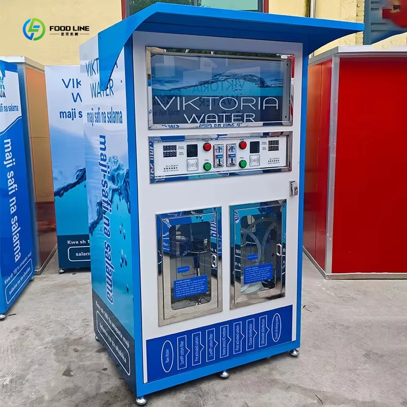 Pure Water Vending Machine Business Sale Automatic Water Purified Coin Operated Drinking Water Vending Machine FL Customized