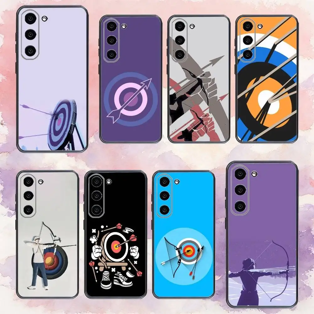 

Archery Sprot Phone Case For Samsung Galaxy A73,A72,A71,A70,A53,A52,A51,Others Soft Black Cover