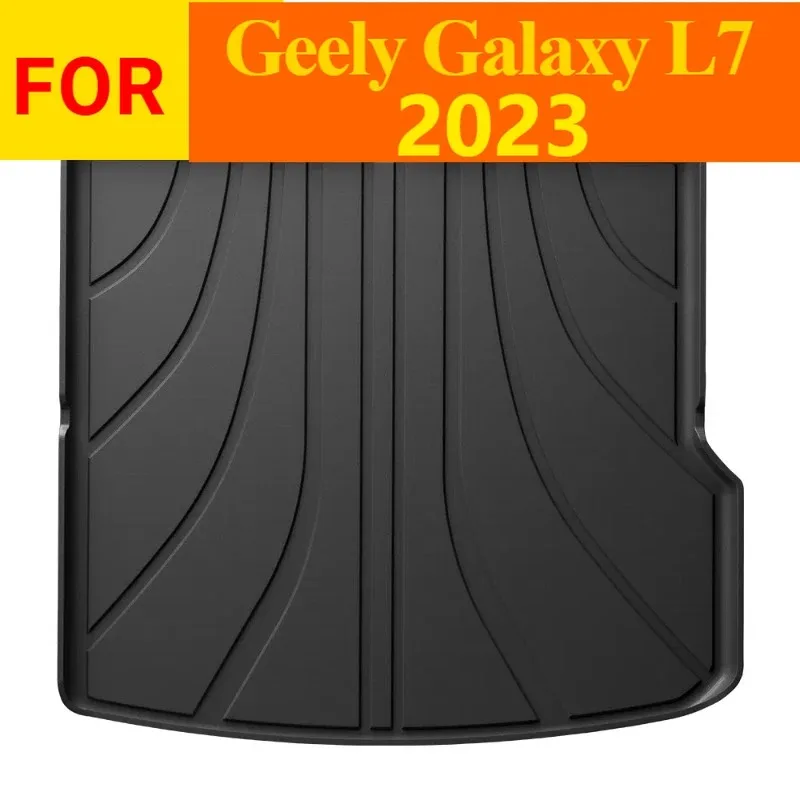 New Products Premium waterproof non-slip 3D TPE Rear Trunk Mat for Geely Galaxy L7 2023，All Weather Dustproof Black Interior