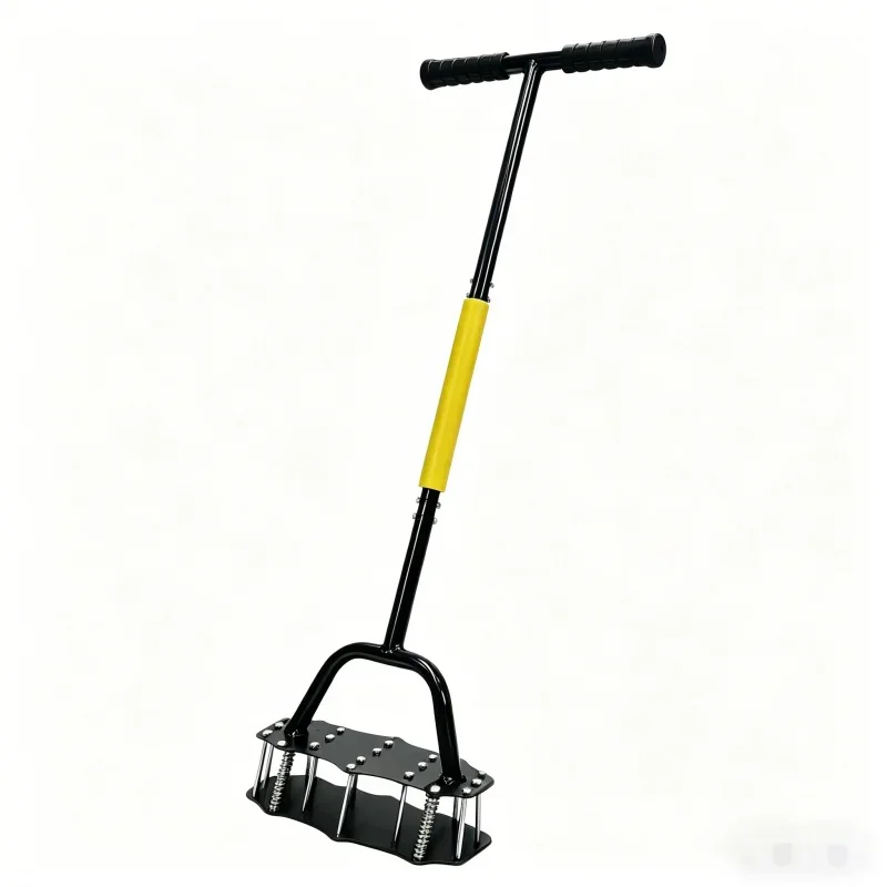 Labor Saving Standing Spring Tiller Inflatable Soil Aerator Punching Tool for Garden Lawn Orchard Yard Grass Bed Care
