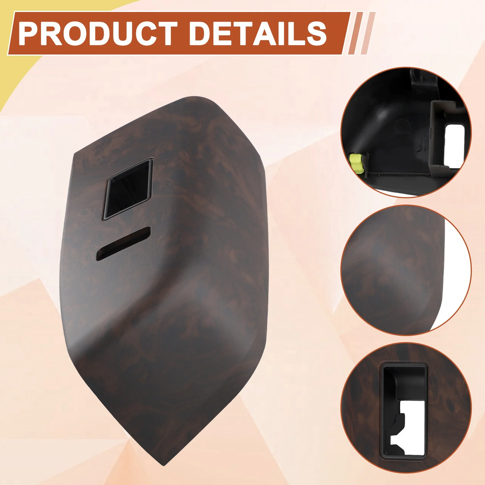 

L37A-Накладка панели переключателя подъема окна автомобиля для Toyota Sequoia 2006-2021, верхняя панель подлокотника