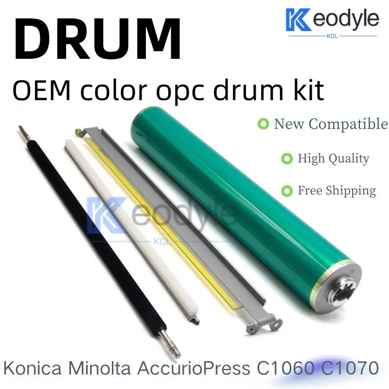 OPC Drum Cleaning Blade Wax Bar Cleaning Brush For Konica Minolta C1060 C1070 C2060 C2070 C3070 C3080 OEM PN DU105 DU106 DR620