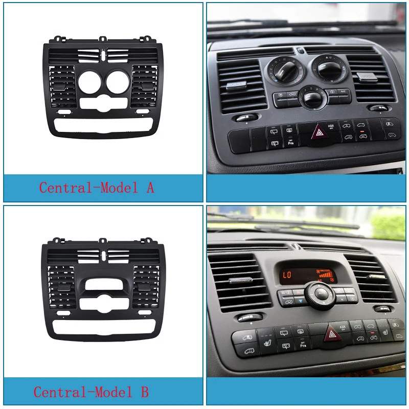 Car For Mercedes Benz Vito Viano W636 W639 2004 2005 2006 2007 2008 2009 2010-2015 Left Right Central Air Vent Outlet Cover