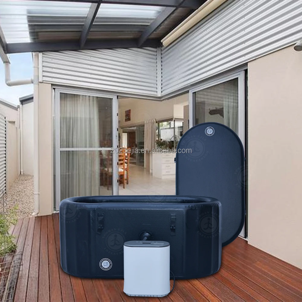 

STLF New Trend Single Person Inflatable Oval Shape Spa Massage Hot Tub for Home Relaxation