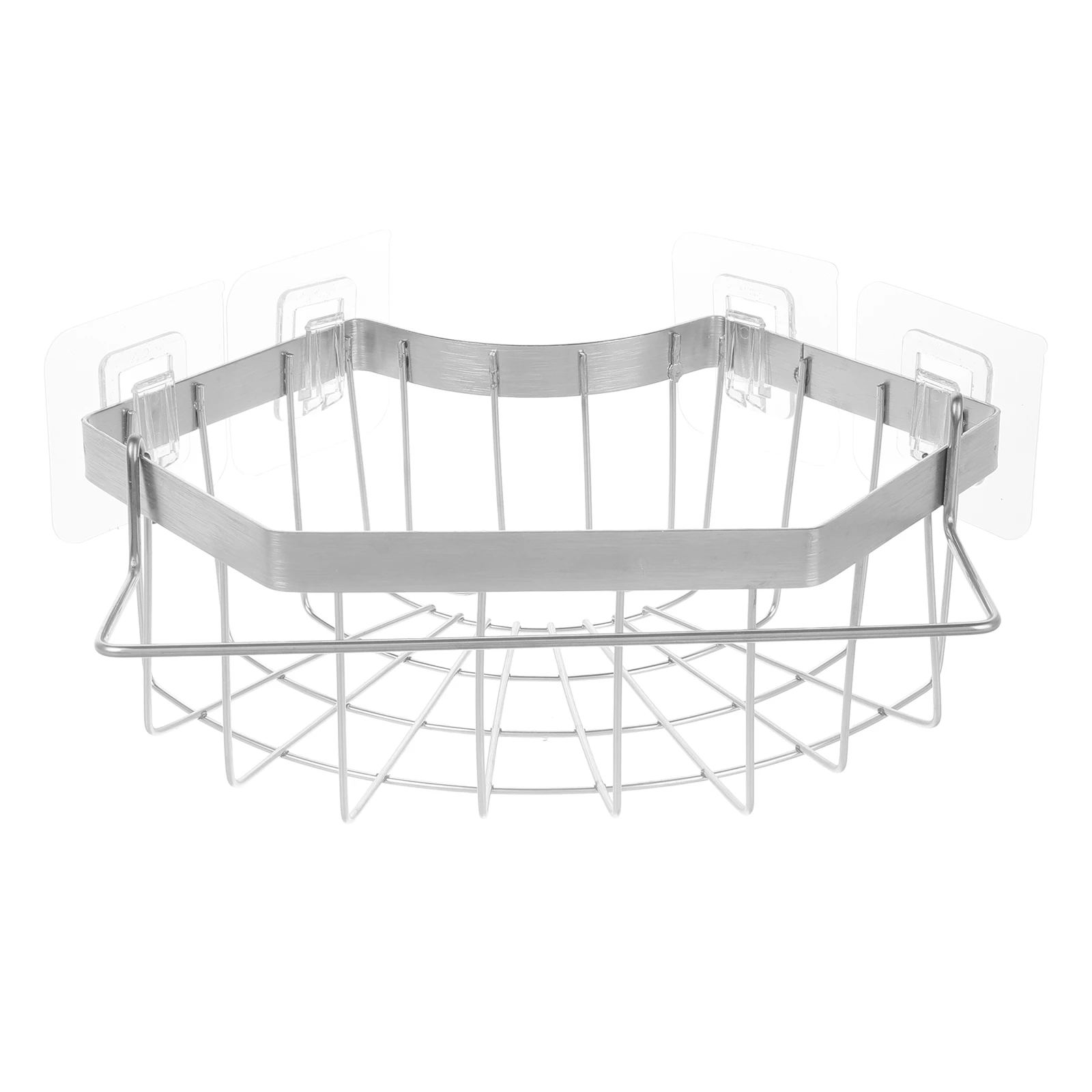 

Drain Steel Draining Rack Sink Holder Sponge Drying Rack Corner Draining Metal Sponges Holder Organizer Triangle Design