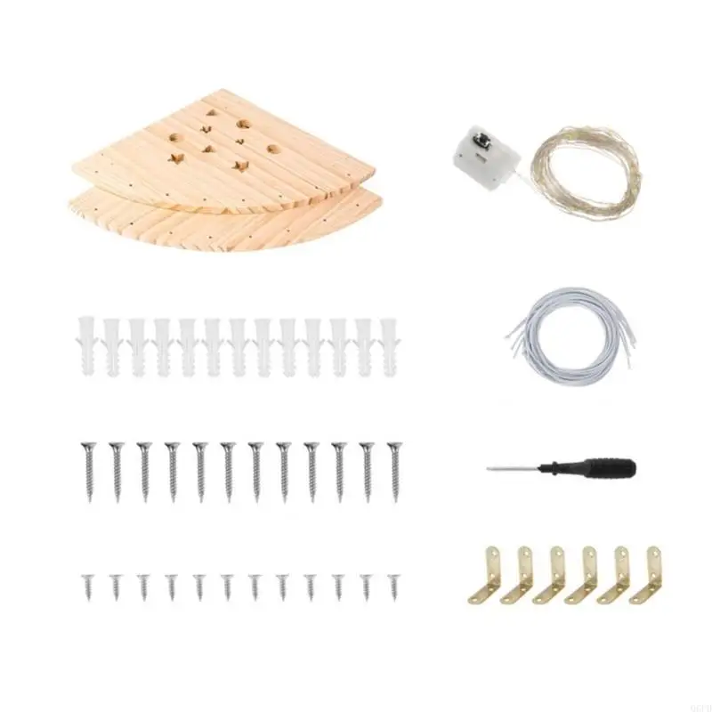 

Регулируемый деревянный органайзер для мягких игрушек со светодиодной подсветкой. Хранение мягких игрушек для создания теплого и