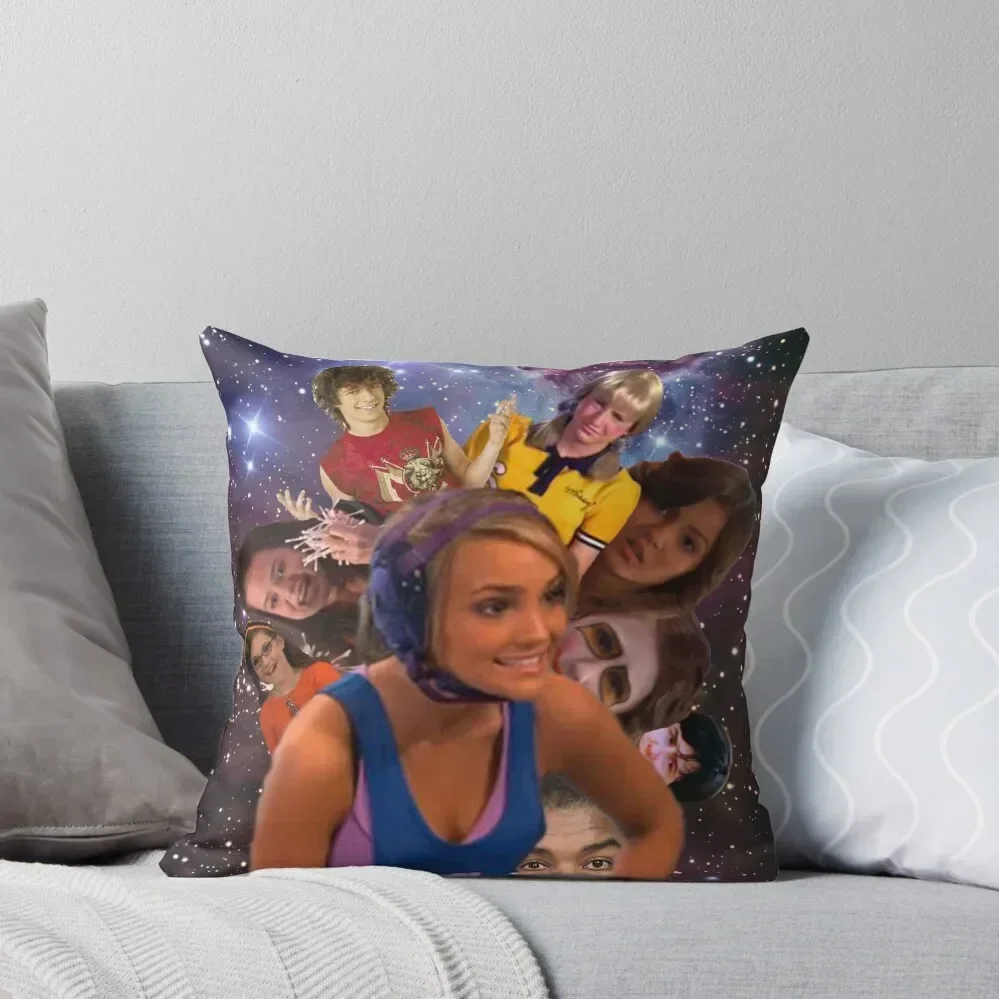 

Zoey 101 - Character Collage Throw Pillow Christmas Covers For Cushions Decorative Cushions pillow