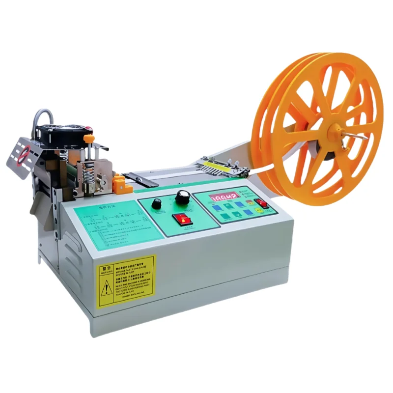 2025 Newest V el c ro Cutting Machine for Textiles Lea.ther La.bels Round Corner Custom Sha.pes Ea.sy Opera.tion Effortless Use