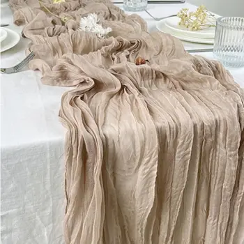 8 best sales Cheesecloth table runner - №5
