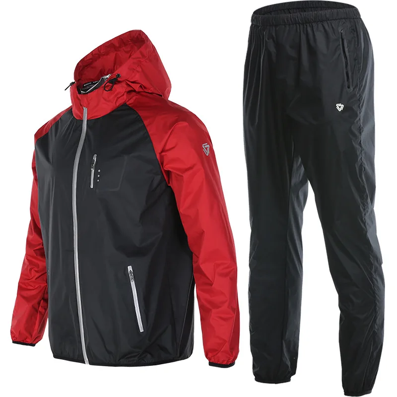 Men's Sport Suits Quick Dry Running Sets Clothes Sports Weight Loss Jacket Pants Suit Joggers Training Gym Fitness Tracksuits