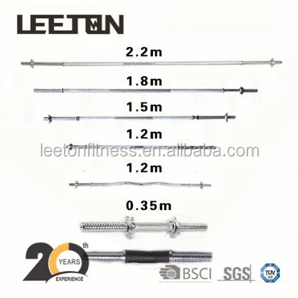 strength training Hard chromed barbell weight lifting barbells