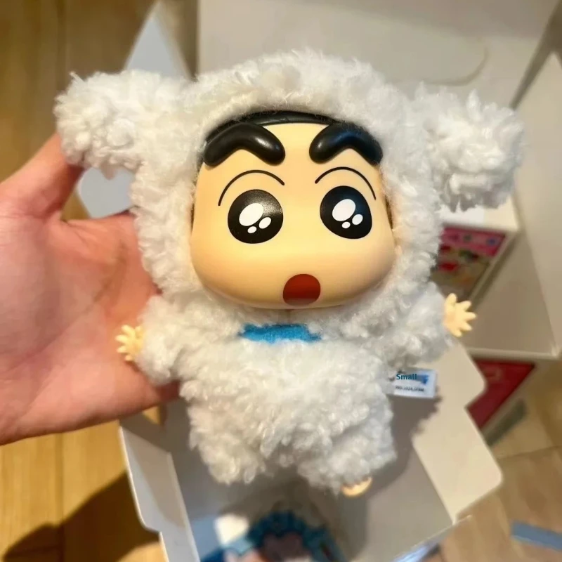 

Виниловая плюшевая фигурка Crayon Shin-chan, слепая коробка, серия «Dress-up Party», очаровательный плюшевый брелок, кукла, очаровательная модная игрушка в подарок