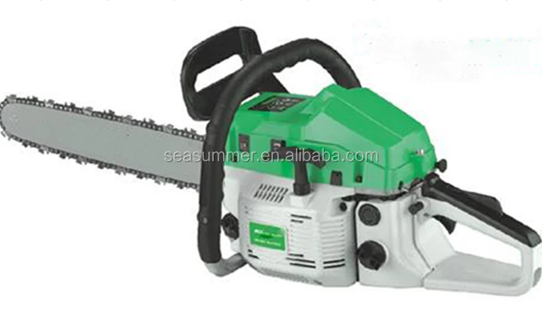 For 2 Strokes Easy Start Long Chain Petrol Chain Saw Wood Cutting Machine Gasoline Chainsaw 4500