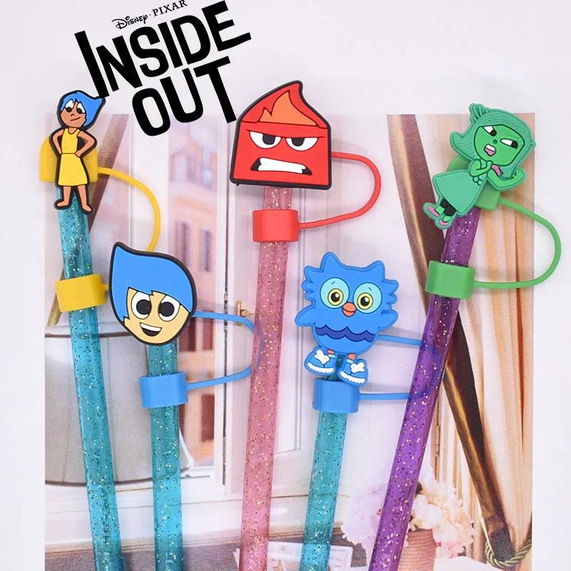 

Hot Disney Inside Out 2 Straw Cap Dust Plug Hat Diy Straw Decoration Accessories 10mm General PVC Manufacturers Wholesale