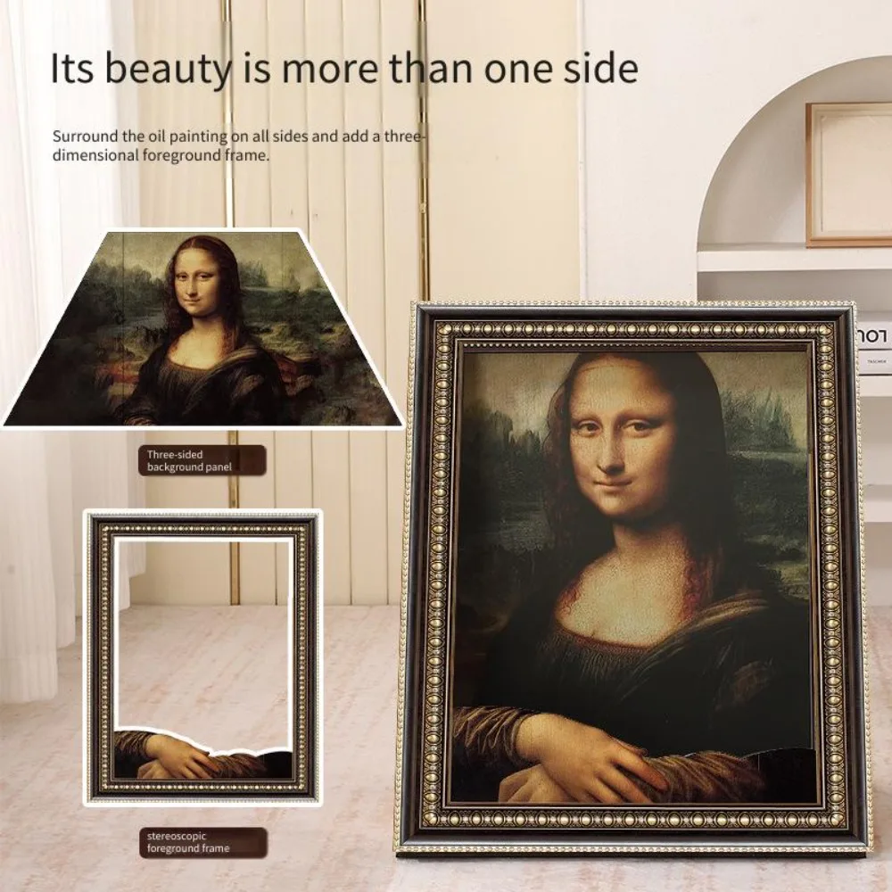 Cross-border new product Mona Lisa cat nest integrated oil painting corrugated cat scratching board scratch-resistant