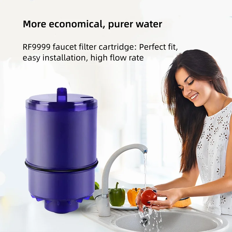 2PCS Compatible with Pur RF-9999 Faucet Replacement Cartridge Food-Grade Material