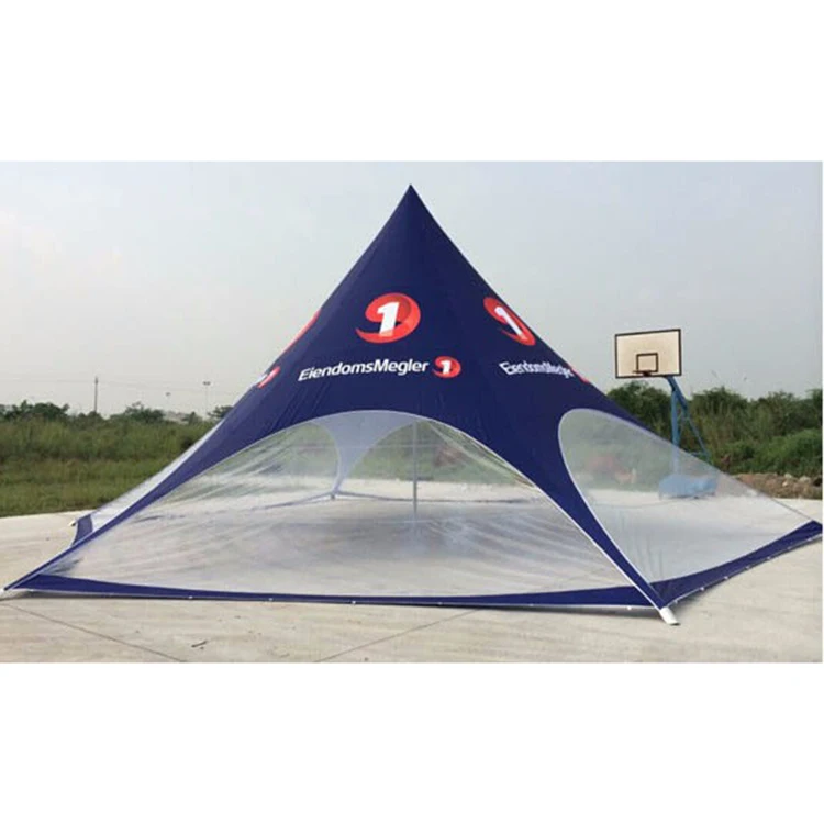 qh-600D Oxford UV Resist Aluminum Alloy Frame Star Camping Bell Tent for Outdoor Events*