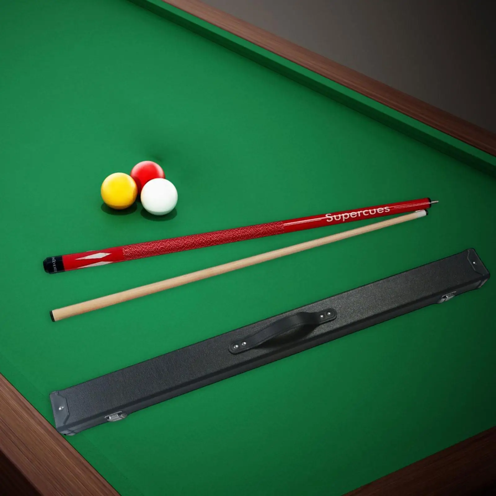 

Pool Cue with Case 2 Section Lightweight Men Women 13mm Tip Professional Pool Stick for Bar Pool Game Office House Practice Cue