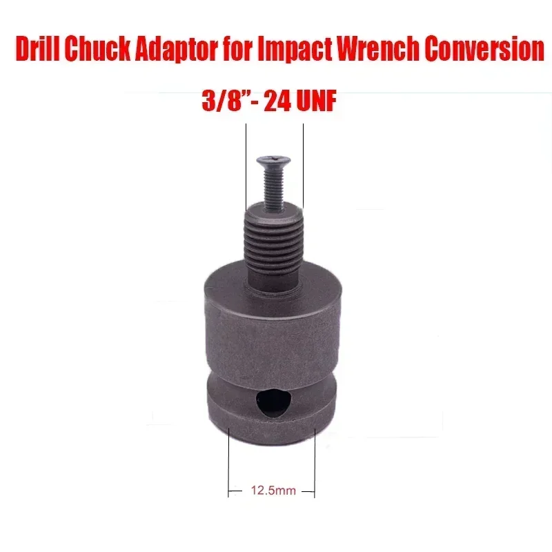 SDS Plus Drill Chuck Adapter Convert Impact Wrench / Hammer Drill / Impact Driver / Screwdriver Into Electric Drill - 1/2\